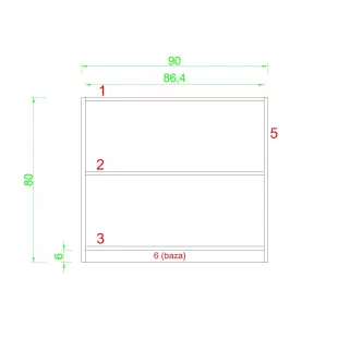 ALİNA SUNTALAM KİTAPLIK UFAK BOY