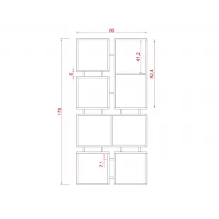KAVELA SUNTALAM KİTAPLIK ( 86 x 178 cm )