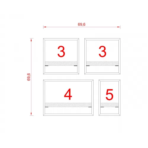 MİLANO RAF SETİ - MODEL 3