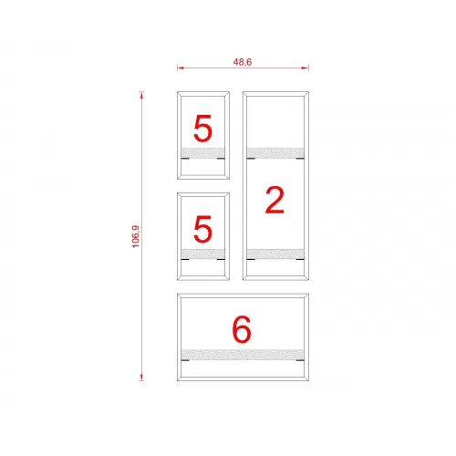 MİLANO RAF SETİ - MODEL 8
