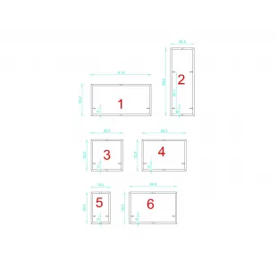 MİLANO RAF SETİ - MODEL 1