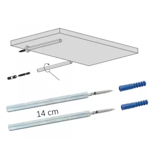 14 CM GİZLİ RAF TUTUCU ( 8 mm )