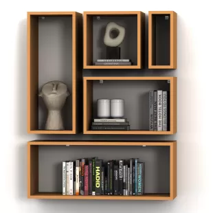 KUTU RAF - MODEL 12 ( DERİNLİK 15 CM )