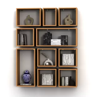 KUTU RAF - MODEL 4 ( DERİNLİK 15 CM )