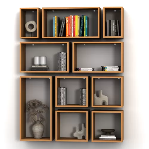 KUTU RAF - MODEL 8 ( DERİNLİK 15 CM )