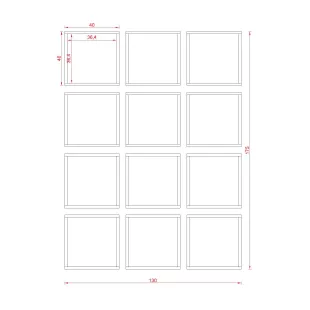 KUTU RAF - MODEL 1 ( DERİNLİK 15 CM ) 