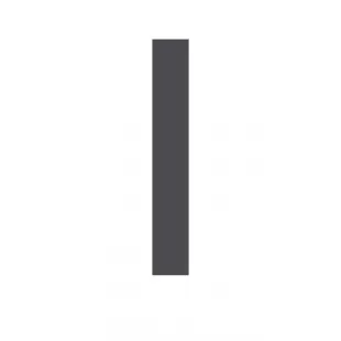 Roma 0.40 x 22 - 2252 GB Antrasit Düz Pvc Kenarbant