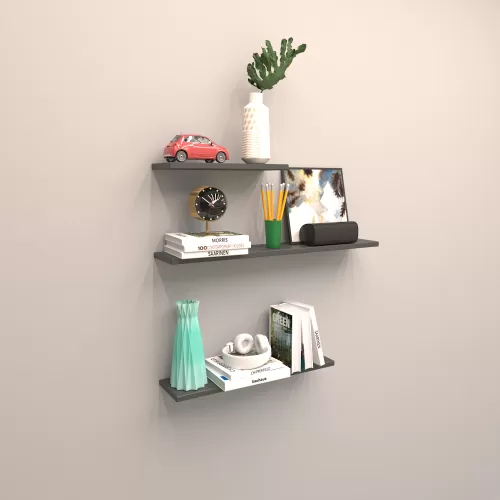 3 LÜ GİZLİ BAĞLANTILI RAF SET ( 80 - 40 - 40 )