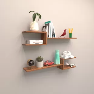 2 Lİ MIZRAK DUVAR RAF SET 