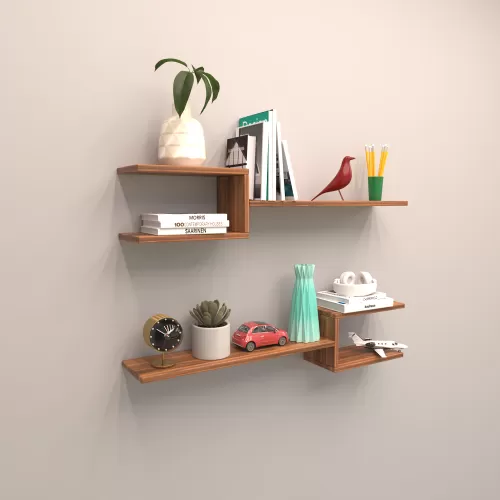 2 Lİ MIZRAK DUVAR RAF SET 