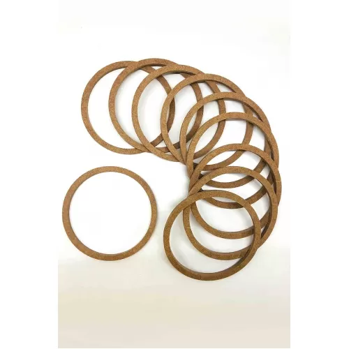 10 Adet 14cm 4 MM Ham Mdf Vidasız Kasnak