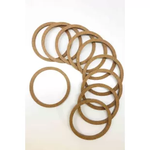 10 Adet 12cm Ham Mdf Vidasız Kasnak