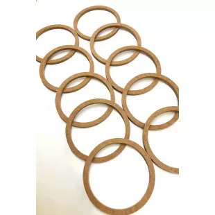 10 Adet 12cm Ham Mdf Vidasız Kasnak