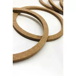 10 Adet 12cm Ham Mdf Vidasız Kasnak