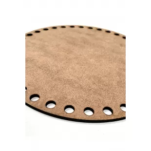 35cm Lazer Kesim Boyanabilir Ham Mdf Makrome Tepsi Plakası