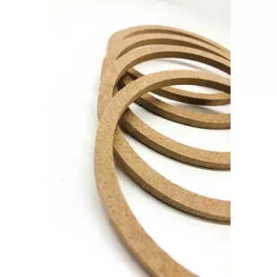 5 Adet 12cm Ham Mdf Vidasız Kasnak