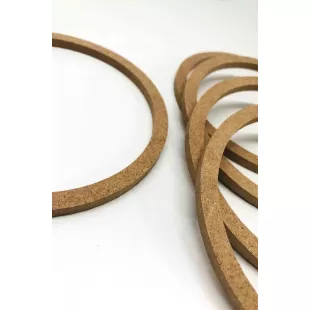 5 Adet 12cm Ham Mdf Vidasız Kasnak