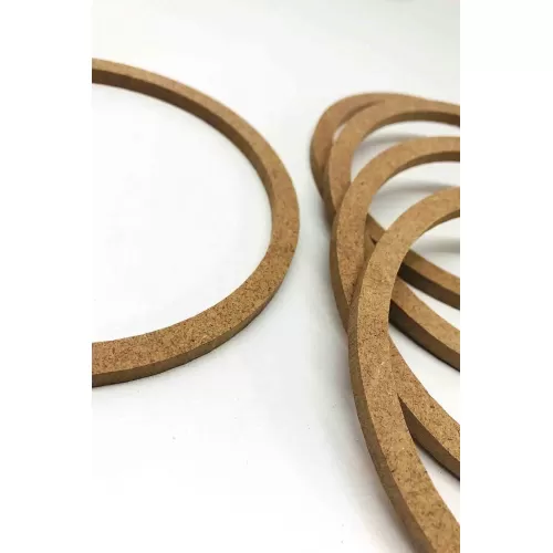 5 Adet 18cm Ham Mdf Vidasız Kasnak