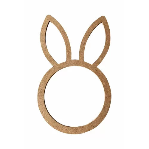 Cnc Kesim Tavşan Kulaklı Kasnak 20x12 4 mm ham mdf