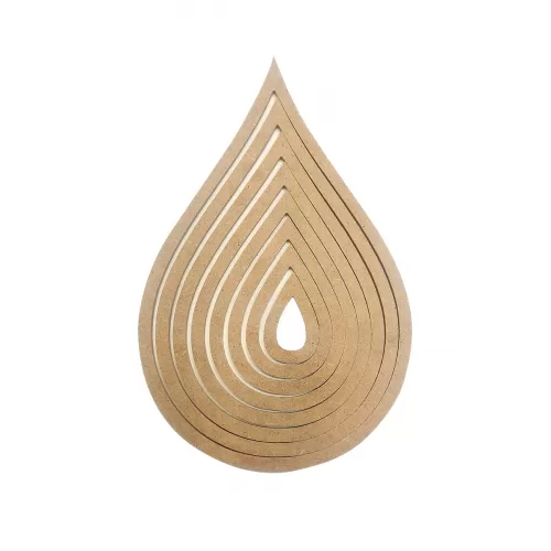 Damla Kasnak 8'li Set Ham Mdf