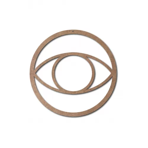 Kirpiksiz Göz Kasnak Ham Mdf