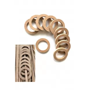 5 Cm Halkalar 10 Adet - Çok Amaçlı Kasnak 4 mm ham mdf