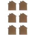 6’lı Mini Ev Obje Set 4 mm ham mdf