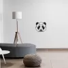 Rafkestir Panda Figürü Ahşap 40 x 40  Cm Mdf Dekoratif Dekor Duvar Tablo - Duvar Süsü