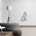 Rafkestir Kurt Figürü Ahşap 30 x 50  Cm Mdf Dekoratif Dekor Duvar Tablo - Duvar Süsü