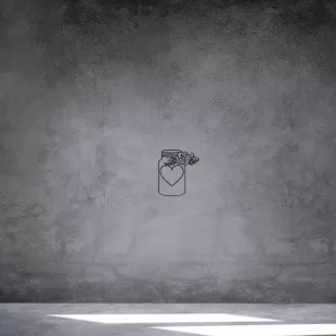 Rafkestir Gül Figürü Ahşap 30 x 40  Cm Mdf Dekoratif Dekor Duvar Tablo - Duvar Süsü