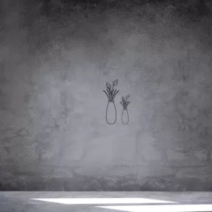 Rafkestir 2 Li Lale Figürü Ahşap 20 x 50   Cm Mdf Dekoratif Dekor Duvar Tablo - Duvar Süsü