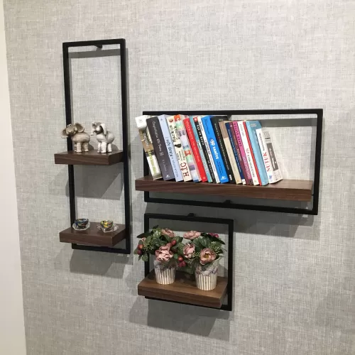 MİLANO DUVAR SET ( AHŞAP KAPLAMA)