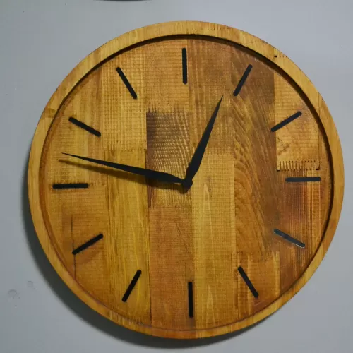 AHŞAP DUVAR SAATİ - 1001