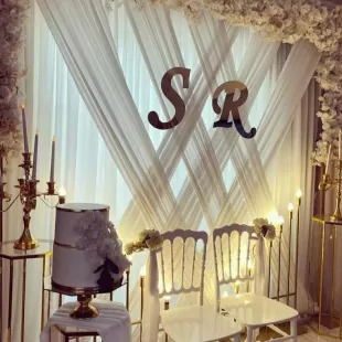 Pleksi 2li Harf 30 Cm Süs Organizasyon-nişan-nikah Altın Harf