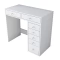 MAKYAJ TUVALET MASASI 7 ÇEKMECELİ BEYAZ RENK 