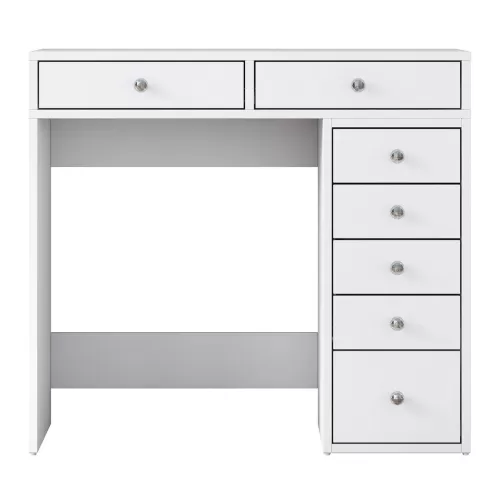 MAKYAJ TUVALET MASASI 7 ÇEKMECELİ BEYAZ RENK 