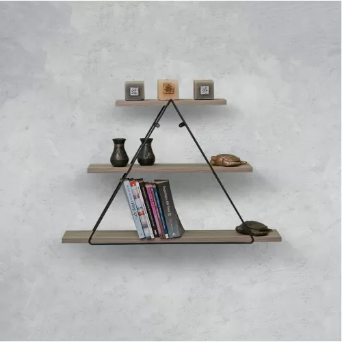 ÜÇGEN TASARIM DUVAR RAFI