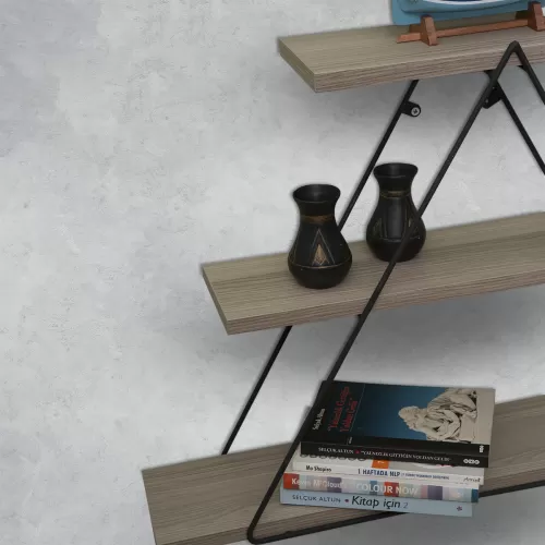 ÜÇGEN TASARIM DUVAR RAFI