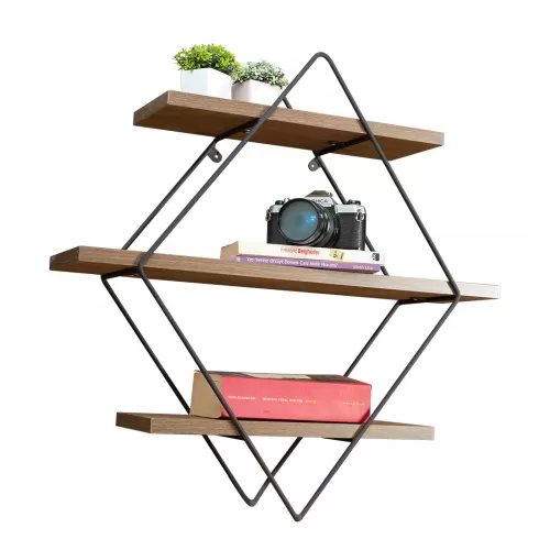 DÖRTGEN TASARIM DUVAR RAFI